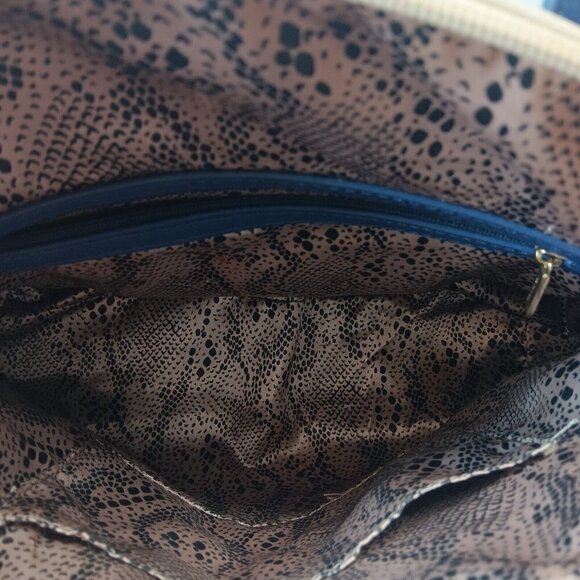 Karla Hanson Dome Shaped Grace Women's Satchel Bag Blutone - Picture 13 of 14